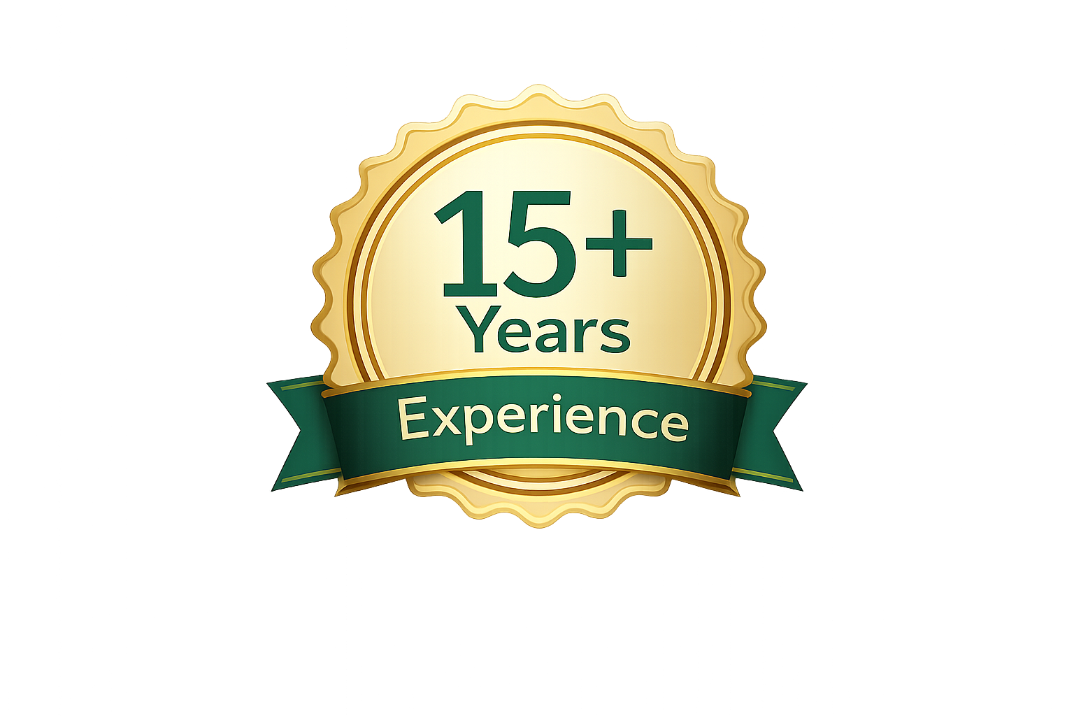 15+ Years Experience